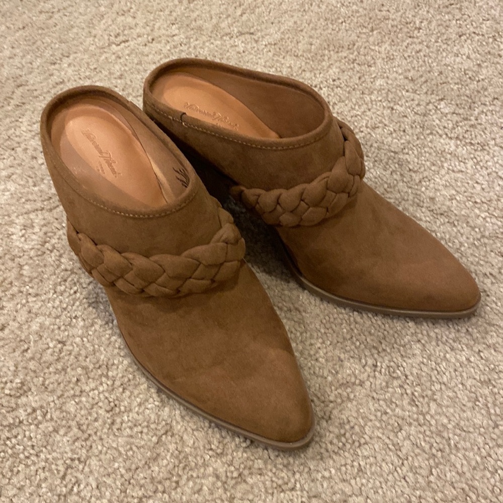 Suede Mules
